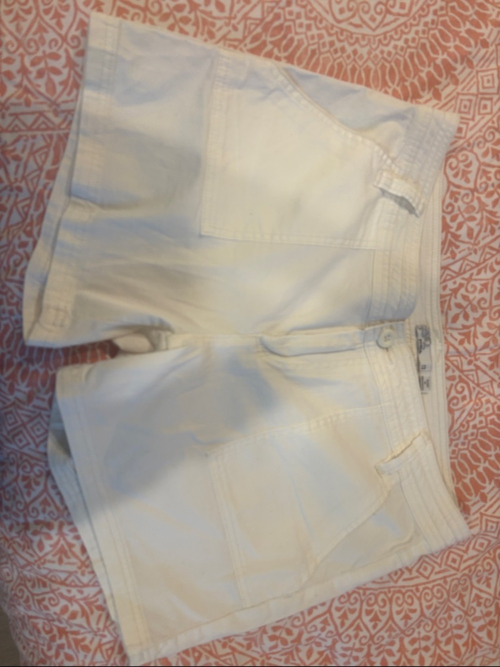 Prana Women's White Stretch Jean Shorts